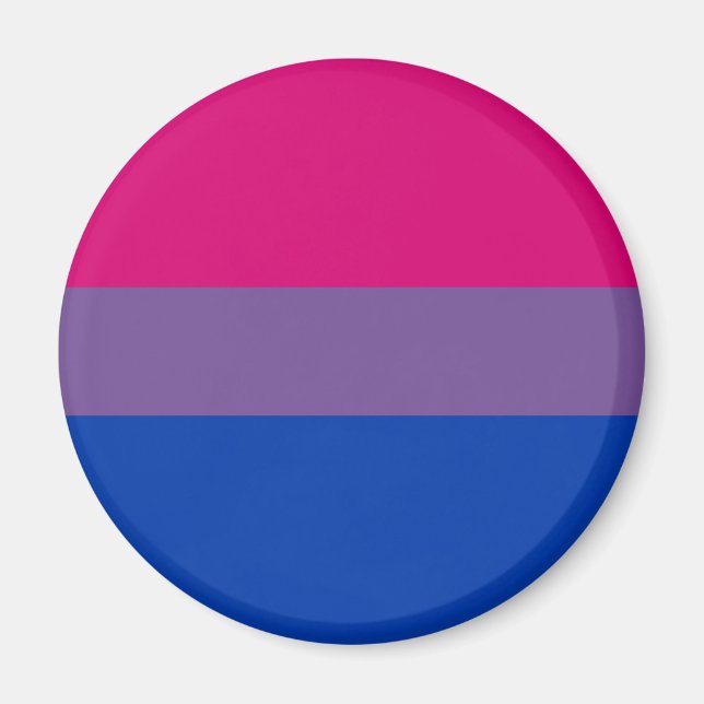 Bi-Sexual Pride Flagga Magnet (Framsidan)