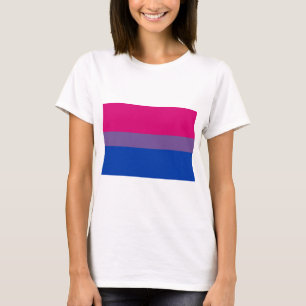 Bi-Sexuell prideflagga T-shirt