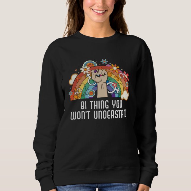Bi Thing You Won t Understand Bisexual Rainbow Pri T Shirt (Framsida)