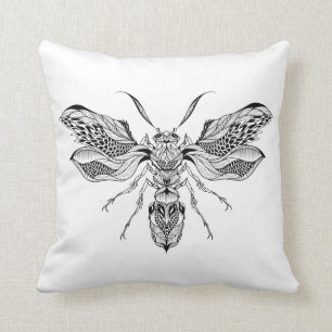 Bi-Wasp tatuering Kudde