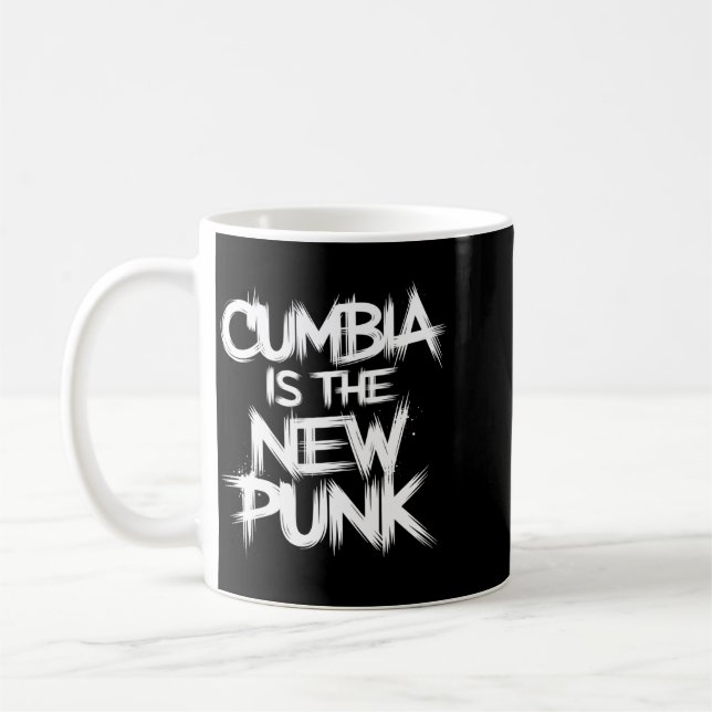 Bia Är Den Nya Punk Djärva Föreställningen Kaffemugg (Vänster)