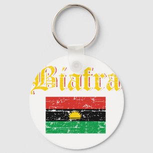 Biafra Flagga Nyckelring