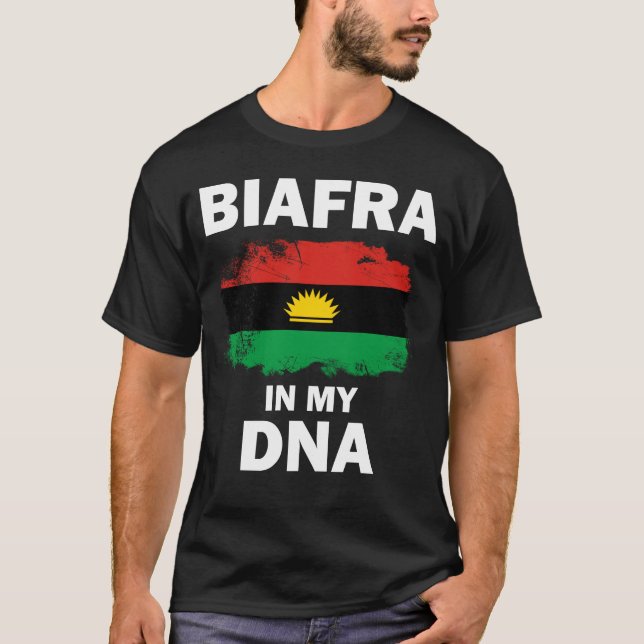 Biafra i mitt DNA T Shirt (Framsida)