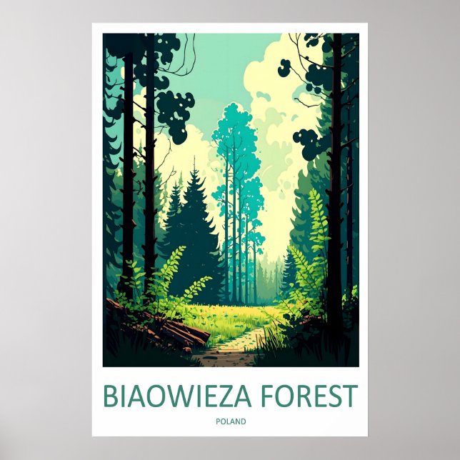 Białowieżaskogen 1 poster (Framsidan)