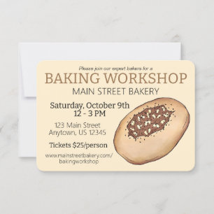 Bialy Brödbakning Judisk Bageri Bakning Workshop Inbjudningar
