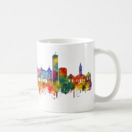 Białystok Polen Siluett Kaffemugg
