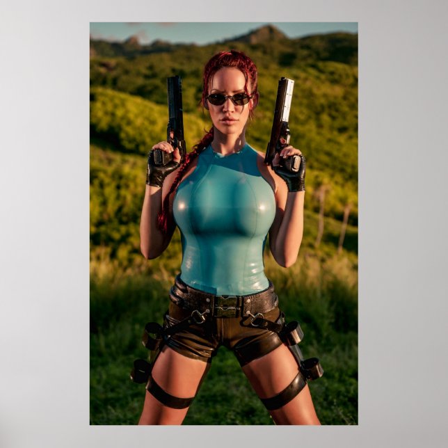 Bianca Beauchamp Latex Cosplay Poster (Framsidan)
