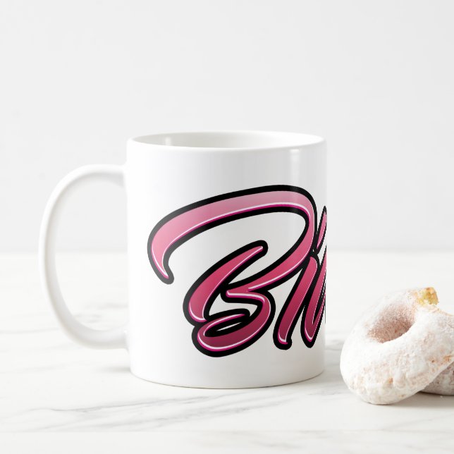 Bianca faded pink Tasse Teetasse Kaffeetasse Kaffemugg (Med munk)