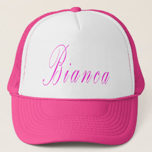 Bianca Girls Namn Logotyp Truckerkeps