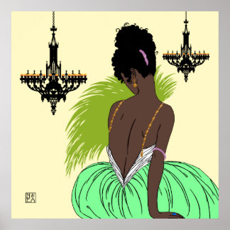 Bianca i Grönt - Skriver ut/Poster Poster