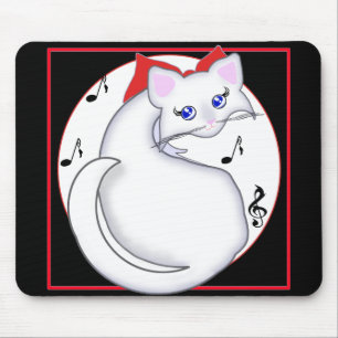 Bianca Toon Kattunge Music Mousepad Musmatta