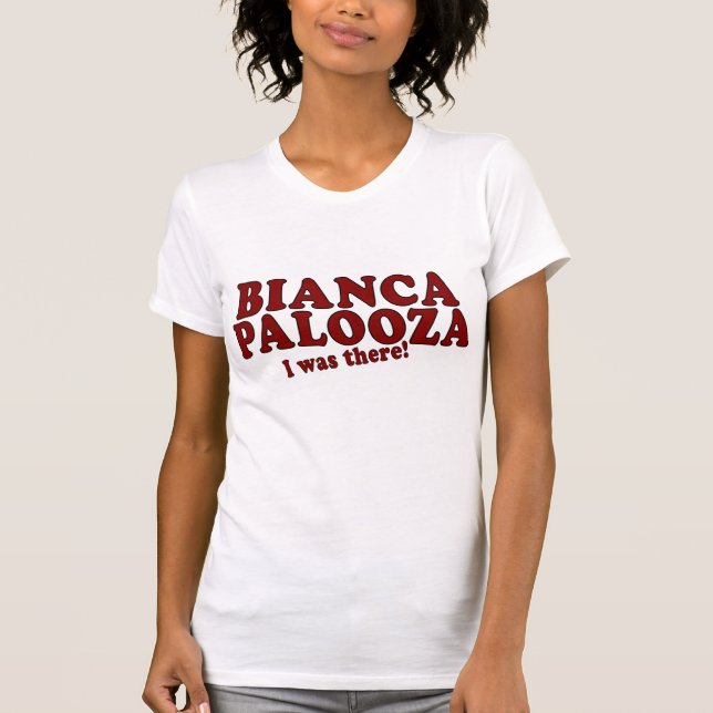 Biancapalooza T-tröja Tee (Framsida)