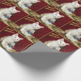 Bianca's Maine Coon Cat-jul - Papper inkapsling Presentpapper