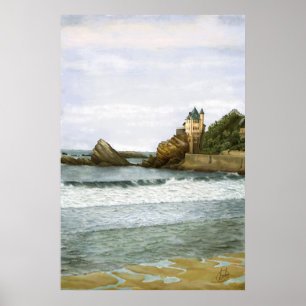 Biarritz. Affisch