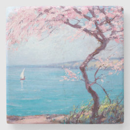 Biarritz Beach (av Kimon Loghi) Stenunderlägg