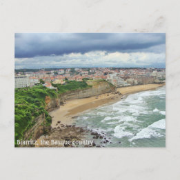 Biarritz - en panoramisk syn vykort