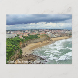 Biarritz - en panoramisk syn vykort