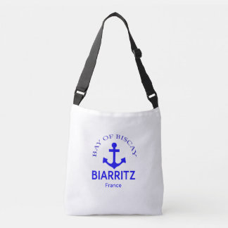 Biarritz Frankrike Coastal Chic Tote Bag Axelväska