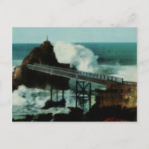 Biarritz frankrike La tempête the TEMPEST Vykort
