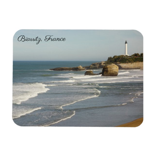 Biarritz Frankrike Magnet (Horisontell)
