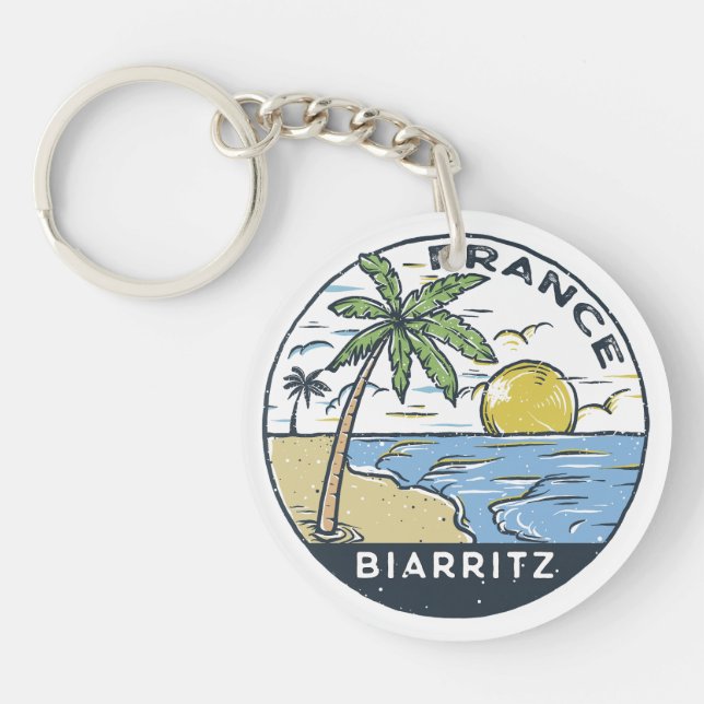 Biarritz Frankrike Vintage (Framsidan)