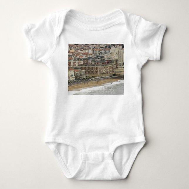 Biarritz-stranden, Belle Époque-arkitektur. T Shirt (Framsida)