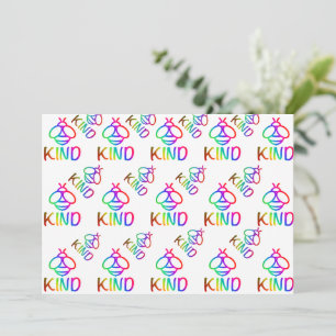 Biart, vara vänlig, färglös honungsbindedesign inbjudningar
