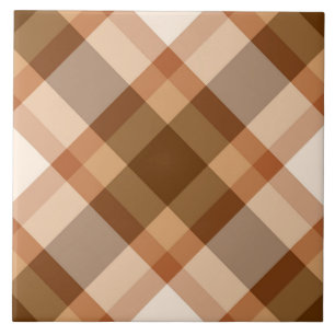 Bias Play, Brown, Beige och koppar i mitten av årh Kakelplatta