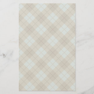 Bias Play in Blue and Brown Brevpapper