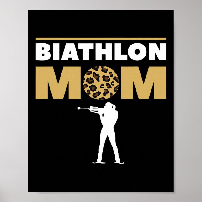 Biathlete 1, Mamma Skiing Competition Biathlete Poster (Framsidan)