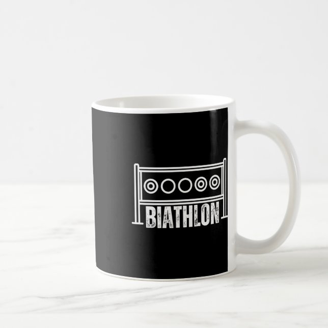 Biathlete Shoot (tävlingsklippning) Kaffemugg (Höger)