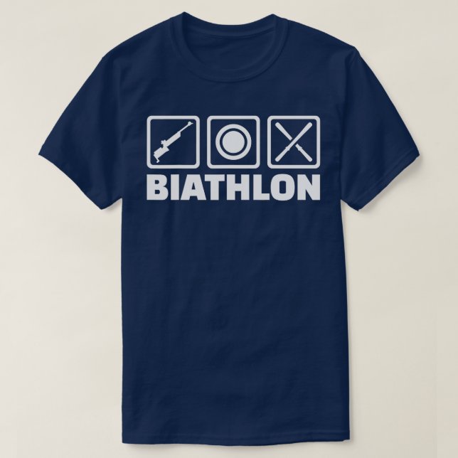 Biathlon (10)  t shirt (Design framsida)