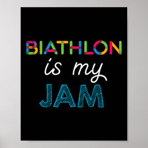 Biathlon är min Sylt-skidondesign Poster