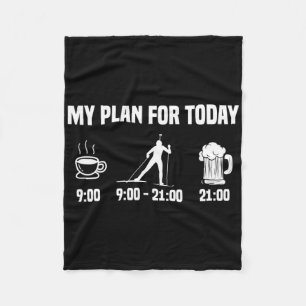 Biathlon Biathlete Plan Idag Coffee Beer Skiing S Fleecefilt