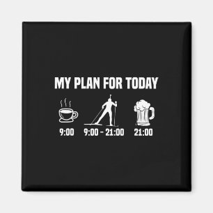 Biathlon Biathlete Plan Idag Coffee Beer Skiing S Magnet