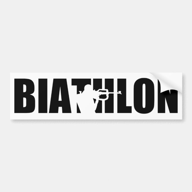 Biathlon Bildekal (Framsidan)