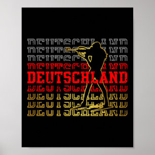 Biathlon Deutschland Tyskland Wintersport Poster