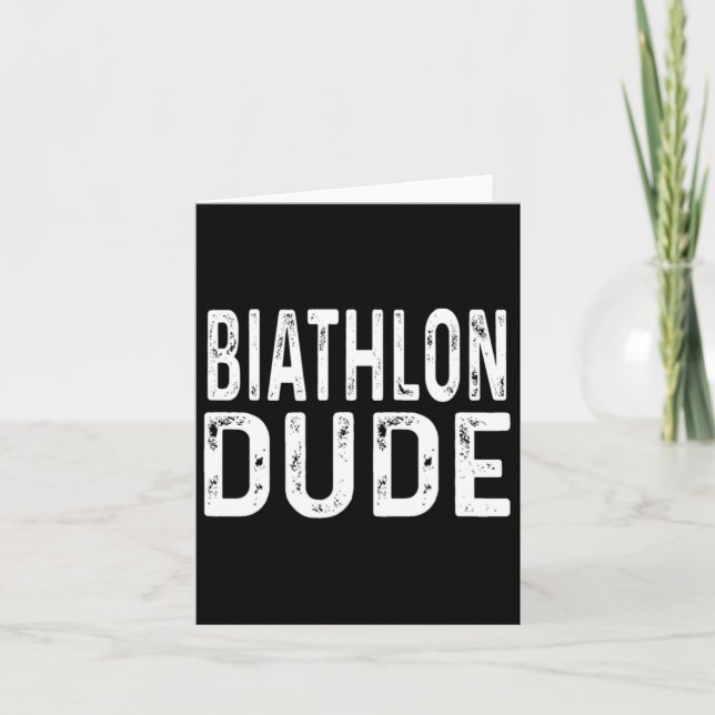 Biathlon Kille Distressed Sprint Jakt Relä Spår Kort (Framsida)