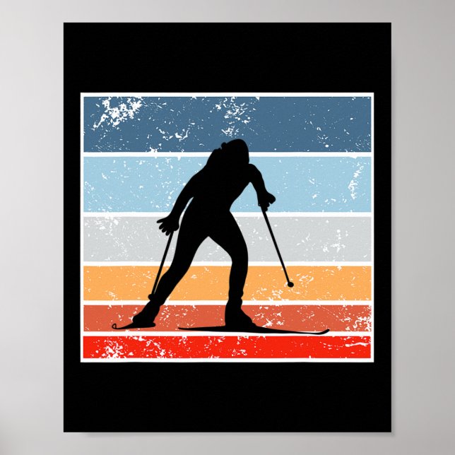 Biathlon Kor-land-skidformning för skidskytte Poster (Framsidan)