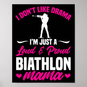 Biathlon Mamma jag inte gillar Drama Biathlete Mam Poster