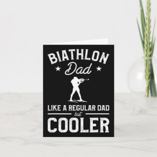 Biathlon Pappa Liksom En Vanlig Pappa Men Coolare Kort