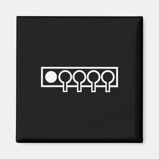 Biathlon Target Magnet (Framsidan)