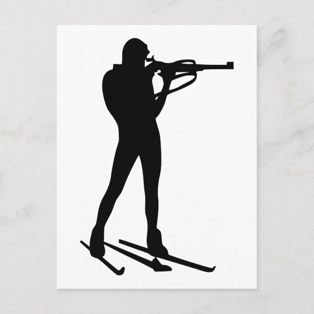 Biathlon Vykort (Framsida)