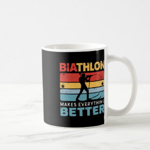 Biathlon Winter Sport Skiing Riffle Shooting Biath Kaffemugg