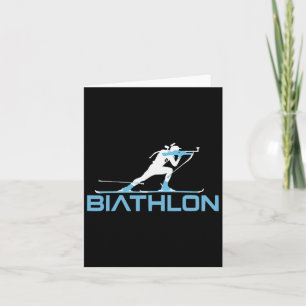 Biathlon Winter Sport Skiing Riffle Shooting Biath Kort