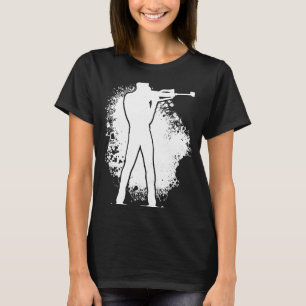 Biathlon Winter Sports Snö Biathlete Kor Countr T Shirt