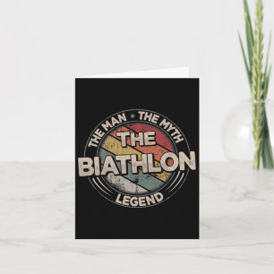 Biathlonlegenden Retro skidåkning Herrarnas biathl Kort