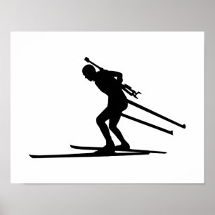 Biathlonskidåkning Poster