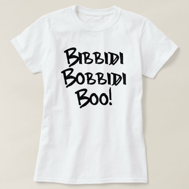 BIBBIDI, BOBBIDI, BOO! TEE (Design framsida)