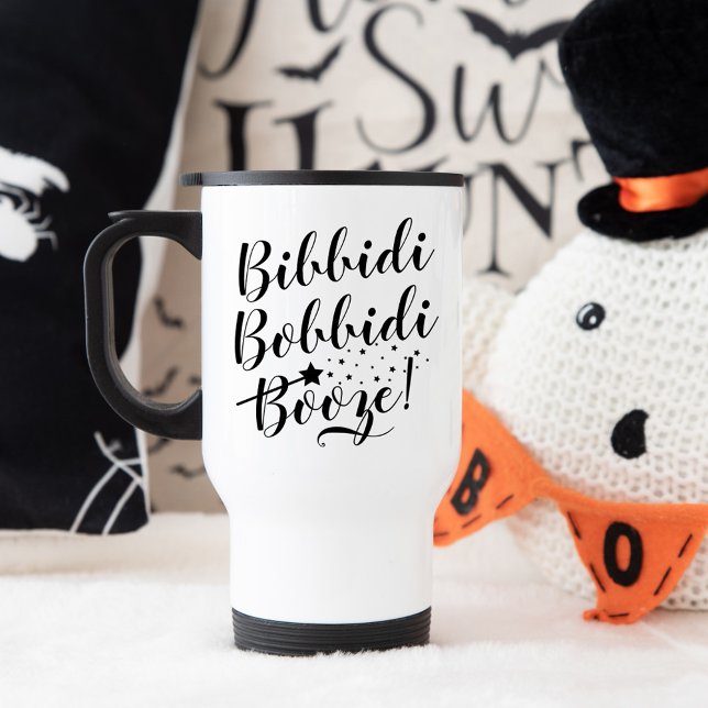 Bibbidi Bobbidi Sprit Funny Magic Black Script Resemugg (Skapare uppladdad)
